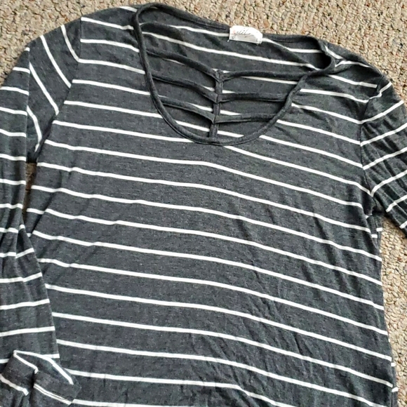 Tops - Caged front top.